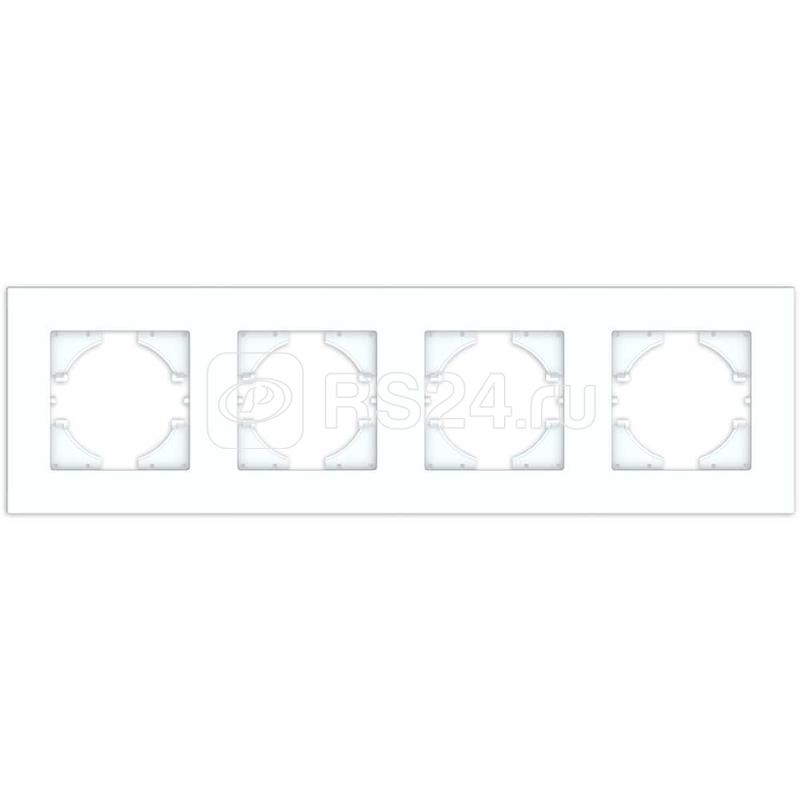 Рамка 4-местн City бел. GUSI С1114-001