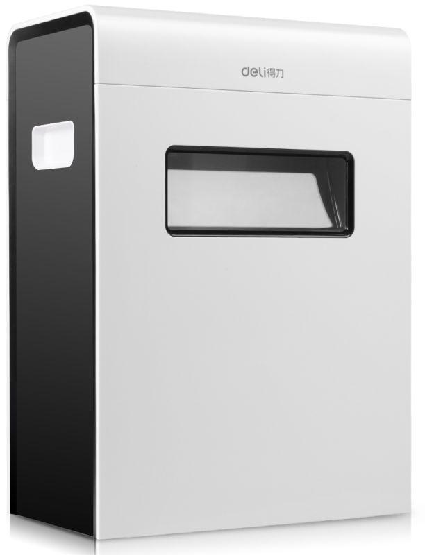 Шредер Touch E9921-EU секр.P-4 /фрагменты/6лист/16л/скрепки/скобы/пластик.карты бел. DELI 470233