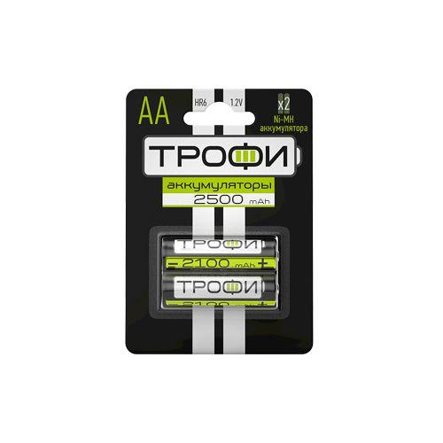 Аккумулятор AA/HR6 2500мА.ч HR6-2BL (блист.2шт) Трофи C0032101 Аккумулятор AA/HR6 2500мА.ч HR6-2BL (блист.2шт) Трофи C0032101