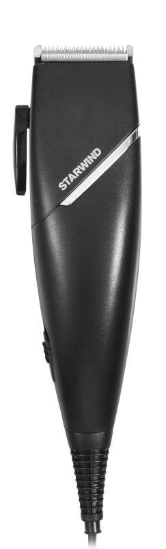 Машинка для стрижки SBC1711 черн./серебр. 3Вт (насадок в компл 4шт) STARWIND 1090298