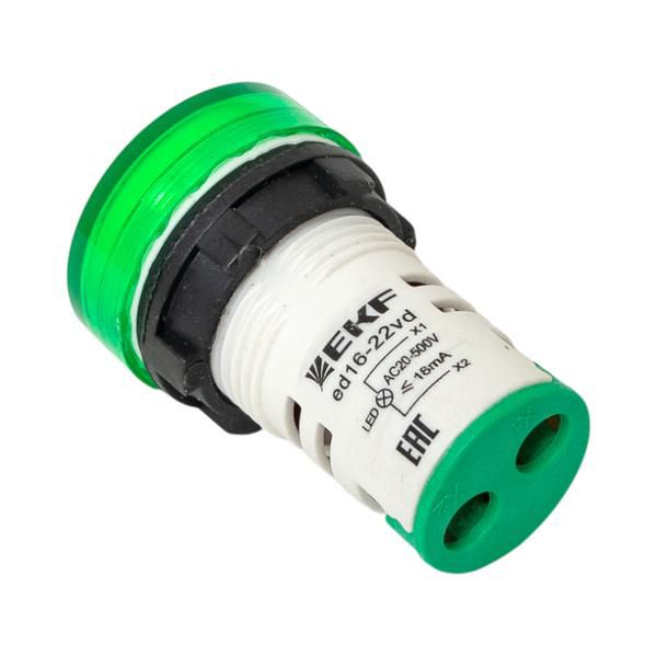 Индикатор значения напряжения ED16-22VD зел. PROxima EKF ed16-22vd-g