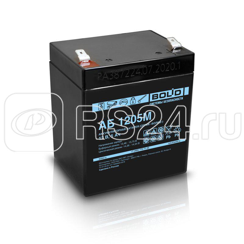 Аккумулятор стационарный свинцово-кислотный АБ 1205М с регулирующим клапаном Болид 283930