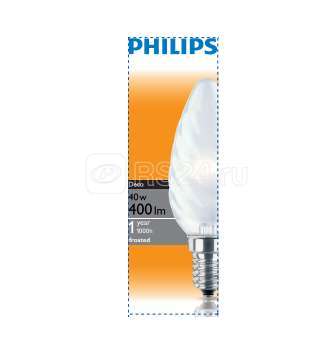 Лампа накаливания Deco 40Вт E14 230В BW35 FR 1CT/4X5F PHILIPS 921494344201