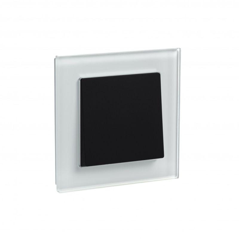 Рамка 1-м AtlasDesign Nature матов. стекло бел. SE ATN330101