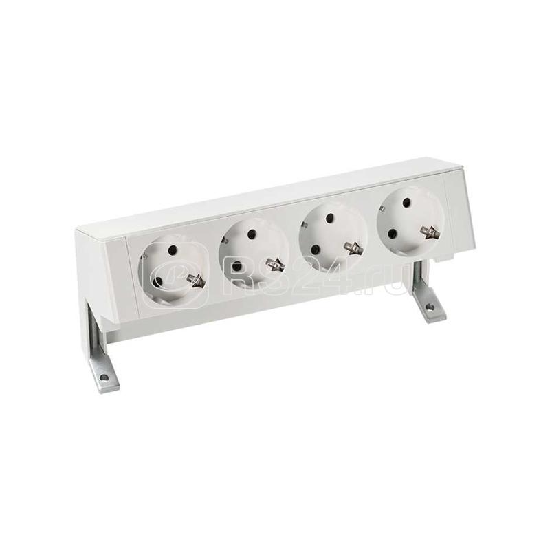 Блок розеточный настольный 4х2P+E бел. Simon 400 42404000-130