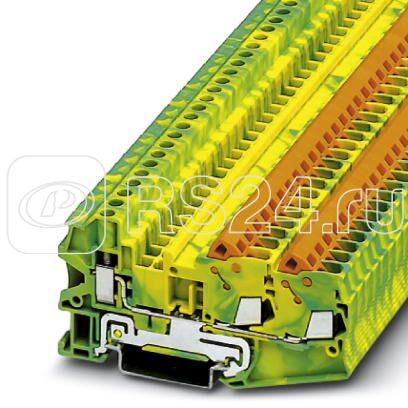 Клемма защитного провода QTCU 2.5-TWIN-PE Phoenix Contact 3050329