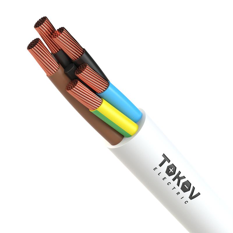 Провод TOKOV ELECTRIC ПВС 5х16(4х16+1х16) 380В (м) 1945510