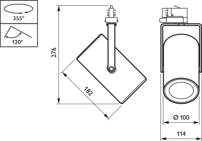 Светильник светодиодный ST320T LED39S/PW9 PSU WB WH PHILIPS 910500459401