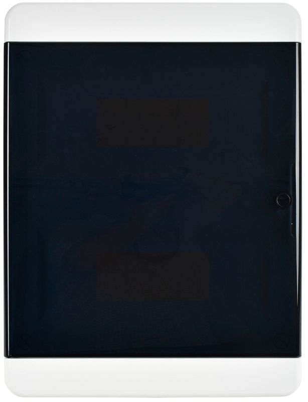 Корпус ЩРН-П-24 TEKFOR IP41 черн. прозр. дверь пластик. IEK TF5-KP12-N-24-41-K01-K03