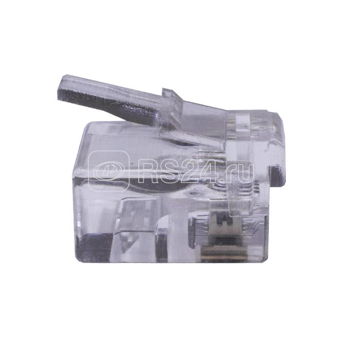 Коннектор 6P4C (RJ-11) (уп.100шт) SUPRLAN 10-0227