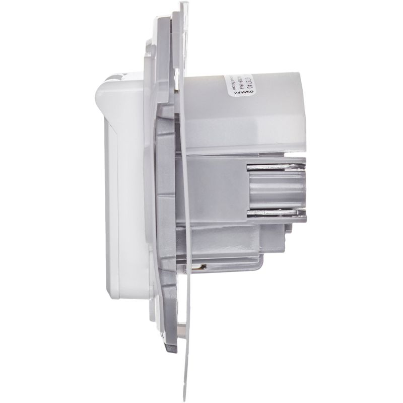 Розетка 1-м СП Inspiria 16А IP44 250В 2P+E защ. шторки с крышкой немецк. стандарт механизм бел. IEK 673740