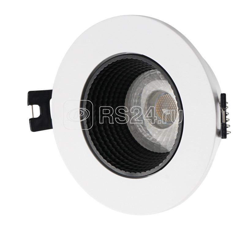 Светильник 10Вт GU5.3 IP20 LED встраив. пластик бел./черн. DENKIRS 654456