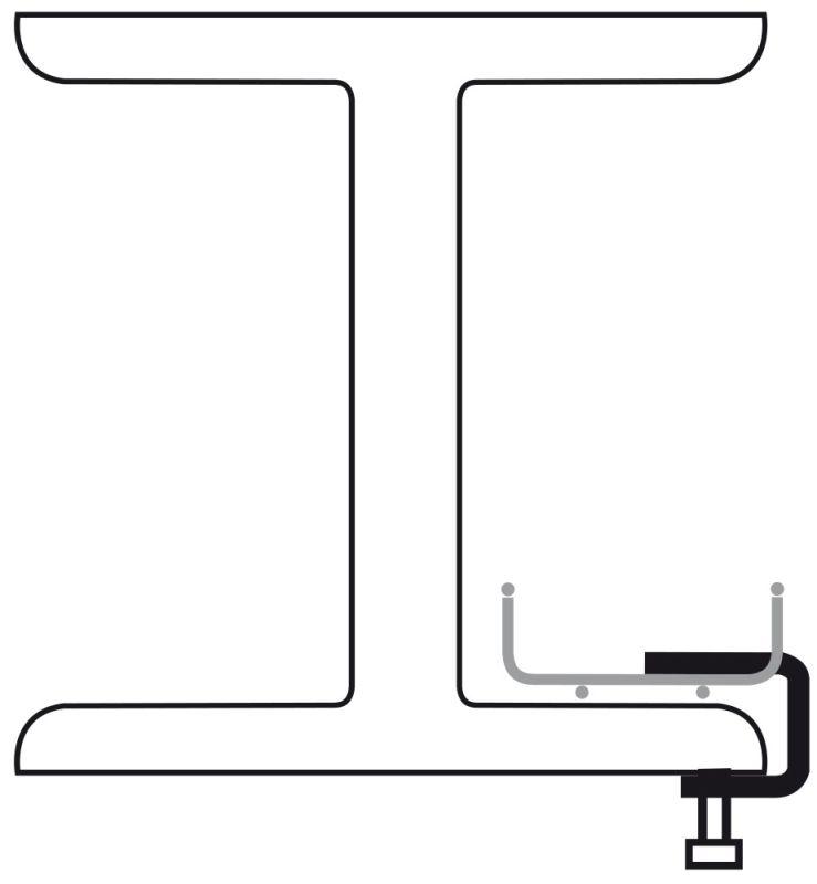 Крепление к балкам ET30 GC CABLOFIL CM559043