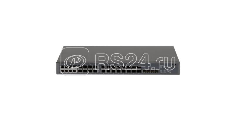 Коммутатор управляемый L2+ 16 портов 1000Base-X SFP 8 комбо-портов 100/1000Base-T/SFP 4 порта 1/10 GE SFP+ NIKOMAX GL-SW-G201-28SC