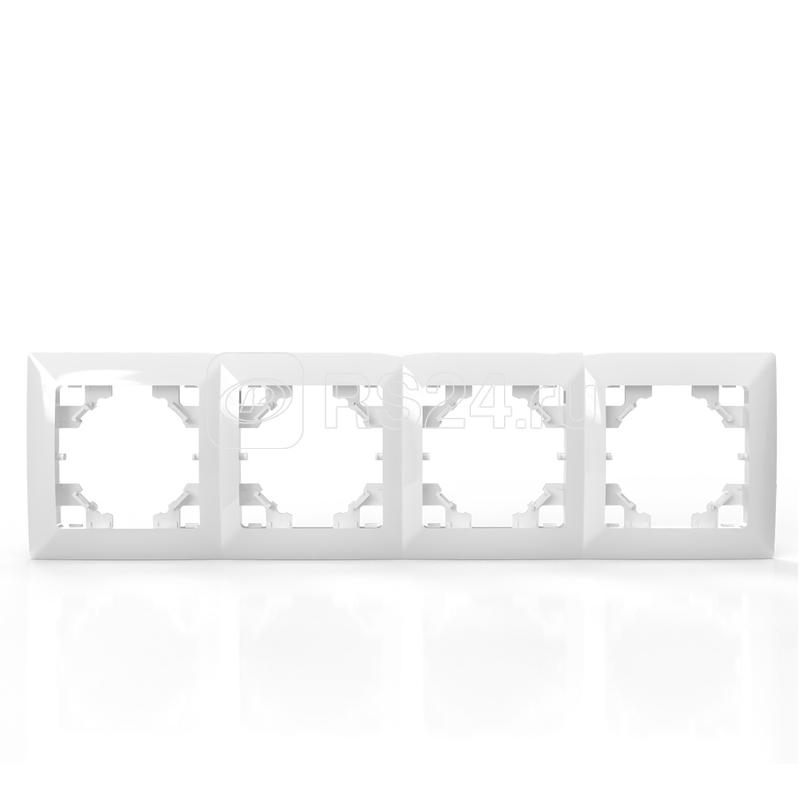 Рамка 4-м AVA бел. TOKOV LIGHT TKL-AV-RM4-C01