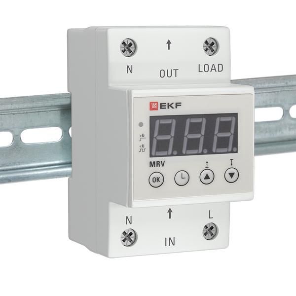 Реле напряжения с дисплеем MRV 63А PROxima EKF MRV-63A