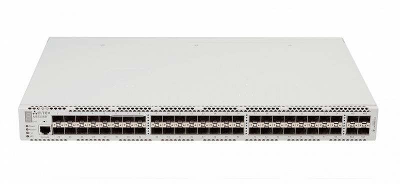 Коммутатор Ethernet 48 портов 1000Base-X(SFP) 4 порта 10GBase-R (SFP+) L3 2 слота для модулей питания ELTEX MES3348F