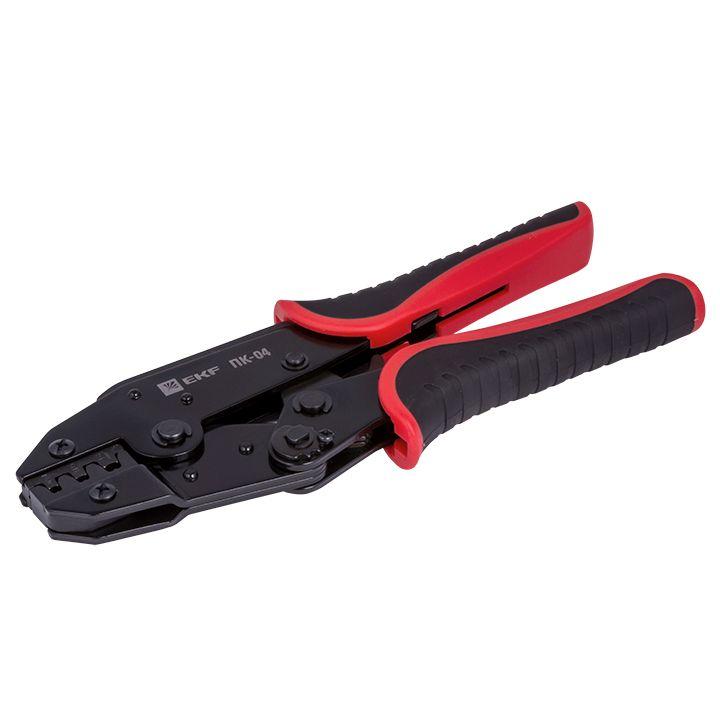 Пресс-клещи ПК-04 0.5-6.0кв.мм НК РП-М РП-П Expert EKF pk-04-exp