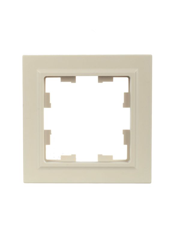 Рамка 1-м BRITE РУ-1-БрКр беж. IEK BR-M12-K10