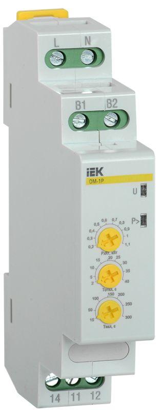 Ограничитель мощности ОМ-1P 8А 230В KARAT IEK MOM10-1-008