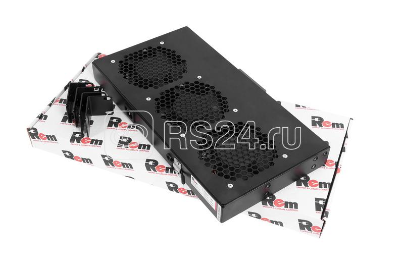 Модуль вентиляторный R-FAN-3K-1U-9005 3 вентилятора с контроллером черн. Rem 1500771