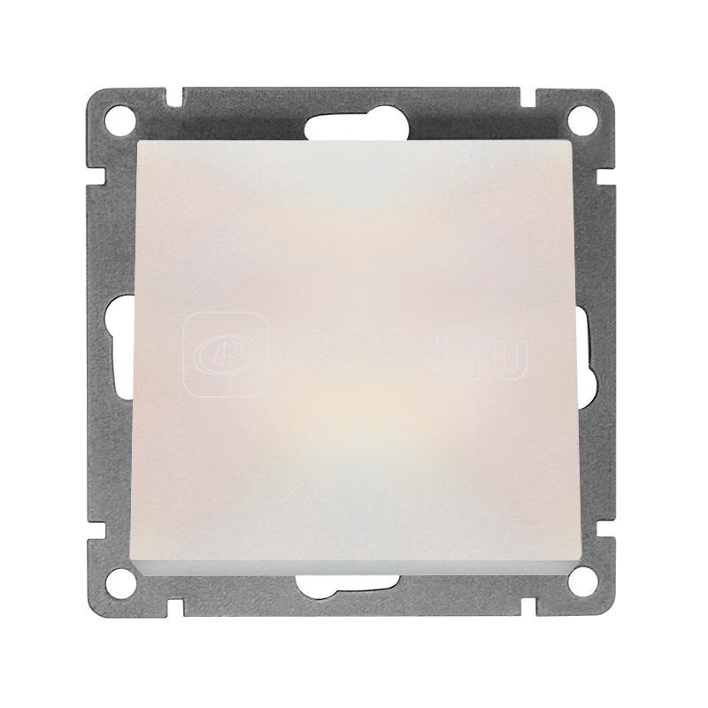 Выключатель 1-кл. СП Афина 10А IP20 механизм жемчуж. Universal A0021-OBr