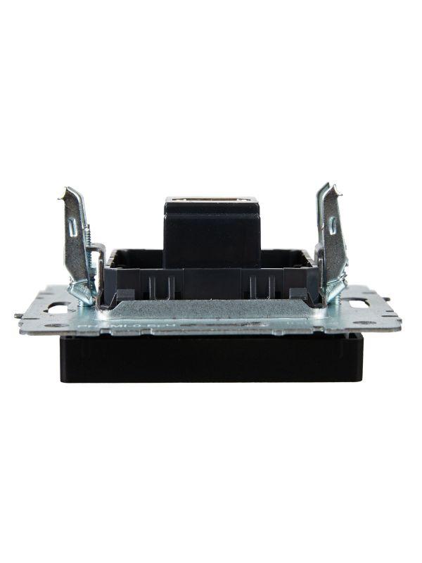Розетка СП BRITE HDMI РHDMI-0-БрЧ механизм черн. IEK BR-H10-K02
