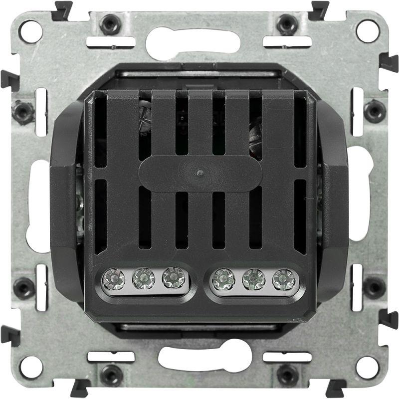 Термостат для теплых полов Valena Life с датчиком 16А 250В с лиц. панелью винт. зажимы алюм. Leg 752334