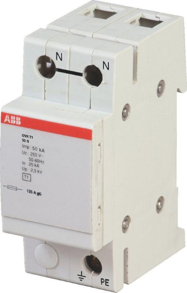 Ограничитель перенапряжения OVR T1 100 N ABB 2CTB815101R0500