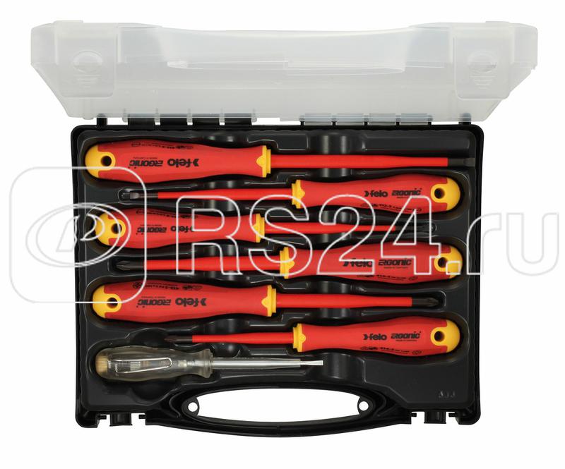 Набор отверток диэлектрических Ergonic E-Slim в кейсе (уп.7шт) Felo 41380736