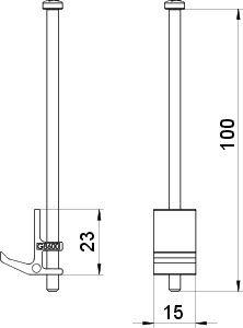 Комплект крепежный для лючка в монтаж. основание IBD35038 IB BGESR9 OBO 7399872