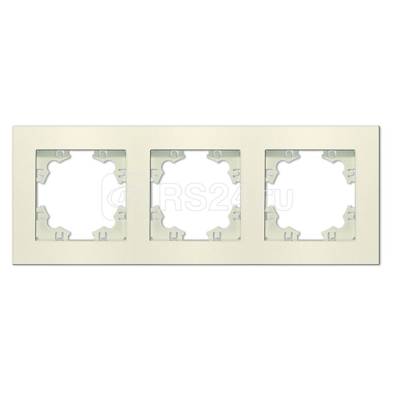 Рамка 3-м Афина универс. сл. кость (ivory) Universal A0045-I