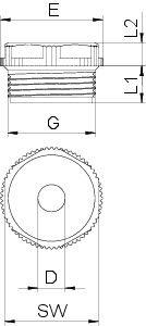 Ниппель 90 PG29 DSMB OBO 2032562