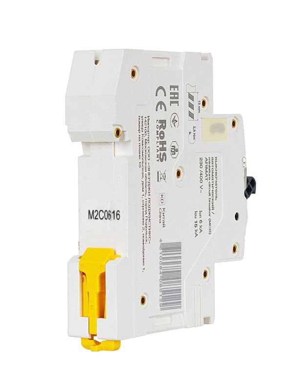Выключатель автоматический модульный 1п C 6А M06N ARMAT IEK AR-M06N-1-C006