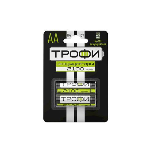 Аккумулятор AA/HR6 2100мА.ч HR6-2BL (блист.2шт) Трофи C0032099 Аккумулятор AA/HR6 2100мА.ч HR6-2BL (блист.2шт) Трофи C0032099