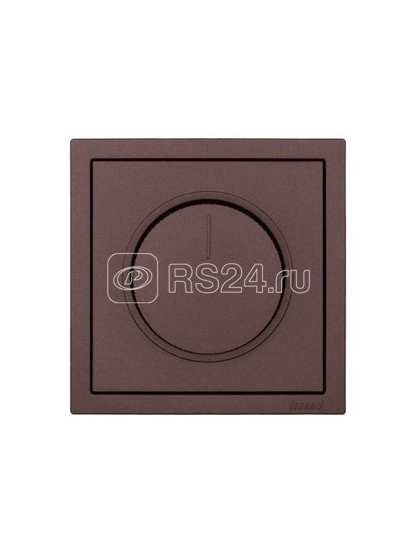 Диммер 1000Вт СП ZIMA IP20 шоколад LEZARD 704-7388-157