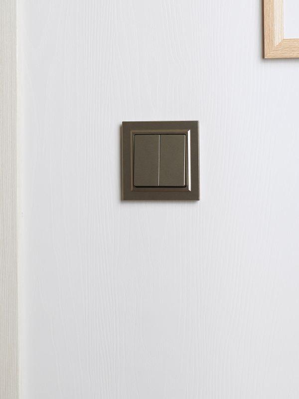 Рамка 1-м BRITE РУ-1-БрШ шампань IEK BR-M12-K37