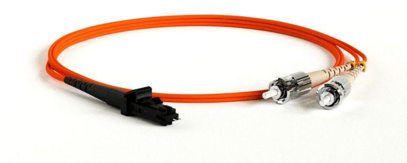 Патч-корд FC-D2-62-MTRJM/PR-ST/PR-H-5M-LSZH-OR волоконно-оптический (шнур) MM62.5/125 ST-MTRJ(папа) duplex LSZH 5м Hyperline 28280