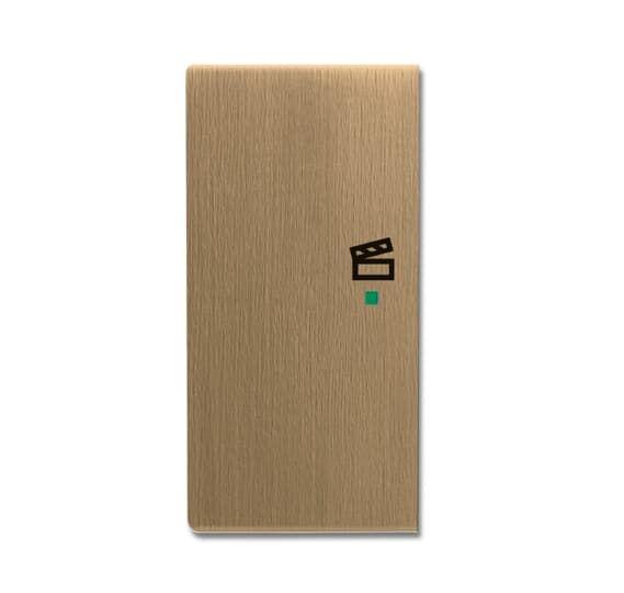 Клавиша двойная лев. сцена латунь ант. ABB 2CKA006220A0379