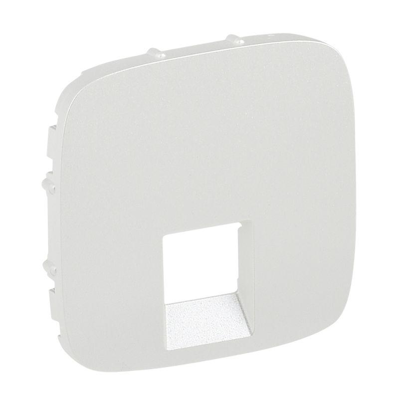 Панель лицевая Valena Allure для 1-м розеток телефонных/компьютерных жемчуж. Leg 755419