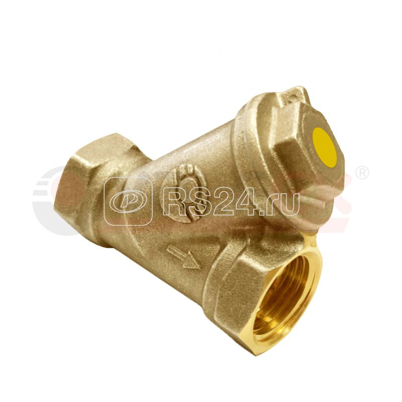 Фильтр сетчатый для ГАЗА 3/4дюйм ВР/ВР латунный под пломбу 46Б5фт (64/16) VALFEX VF.193.L00.034