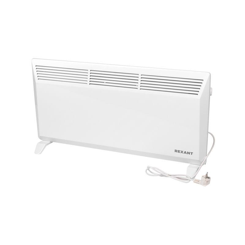 Конвектор электрический 2кВт с механическим термостатом; СТИЧ нагревательный элемент; ножки Rexant 60-0092