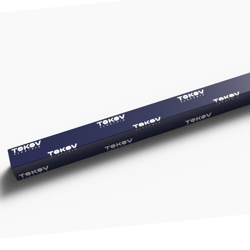 Кабель-канал 100х40 L2000 пластик бел. TOKOV ELECTRIC TKE-KK-100-40-2000-WH