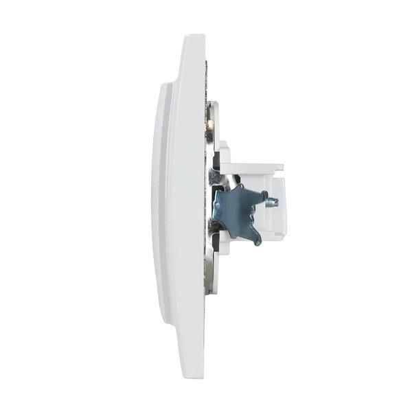 Розетка компьютерная 1-м СП Минск RJ45 бел. Basic EKF ERK01-035-10