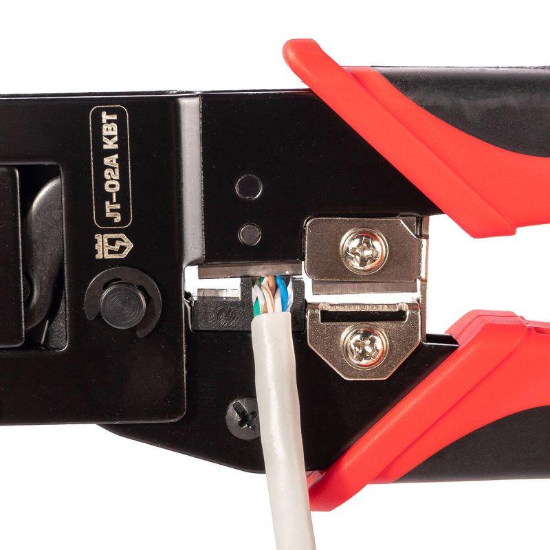 Пресс-клещи для RJ разъемов JT-02A МАСТЕР КВТ 101929