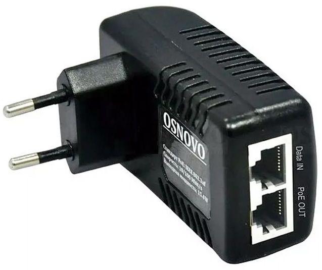 Инжектор PoE Gigabit Ethernet на 1 порт PoE - до 15.4W Midspan-1/151GA OSNOVO 1000634329