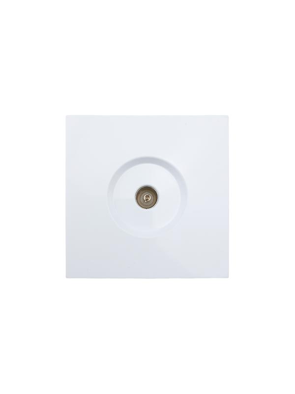 Розетка ТВ оконечная СП ZIMA IP20 бел. LEZARD 704-0288-130