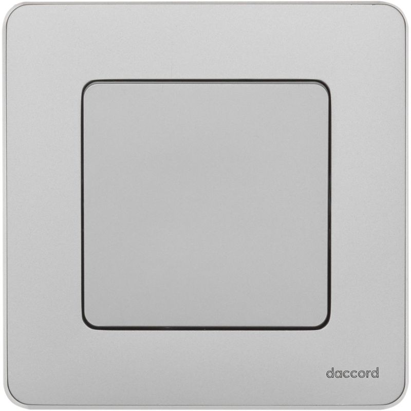 Переключатель 1-кл. Inspiria 10А IP20 250В 10AX механизм алюм. IEK 673652