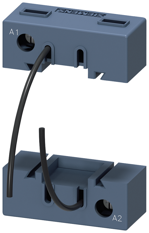 Адаптер подключения катушки контактора электродвигателя типоразмер S0 подключение по диагонали винтовые клеммы Siemens 3RT29264RC11