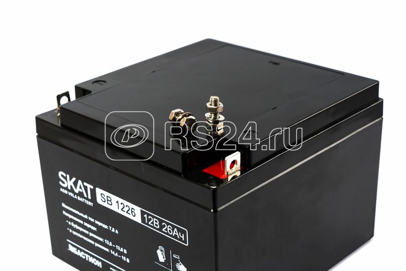 Аккумулятор 12В 26А.ч макс. ток заряда 7.8А SKAT SB 1226 Бастион 2537